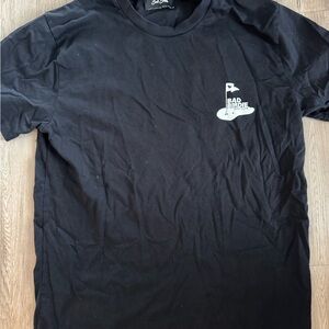 Bad Birdie Black Tee with White Logo